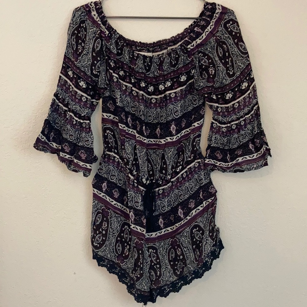 Off the shoulder romper